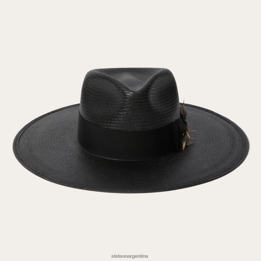 Stetson sombrero de paja de atacama negro unisexo sombreros P242PH166