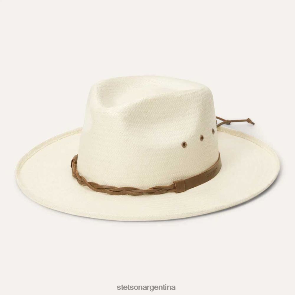Stetson sombrero de paja helena natural unisexo sombreros P242PH161