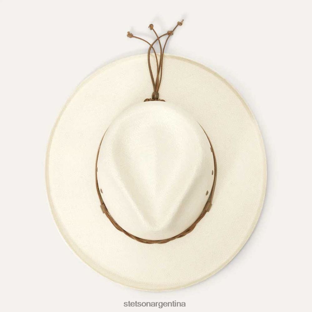 Stetson sombrero de paja helena natural unisexo sombreros P242PH161