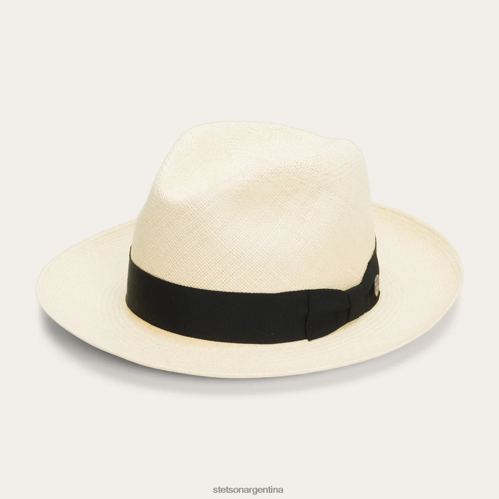 Stetson sombrero fedora panamá center dent natural unisexo sombreros P242PH144