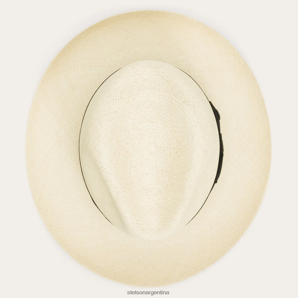 Stetson sombrero fedora panamá center dent natural unisexo sombreros P242PH144