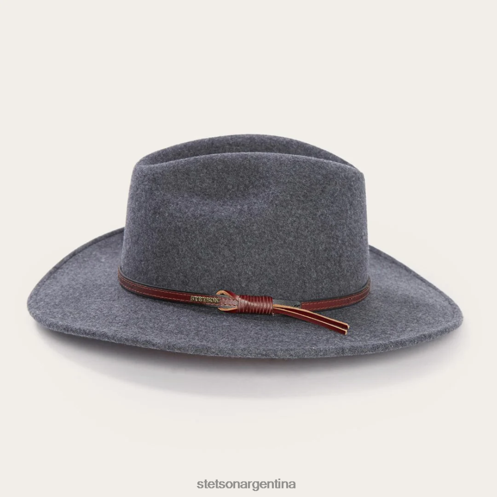 Stetson sombrero de exterior de toro gris mezcla gris unisexo sombreros P242PH199