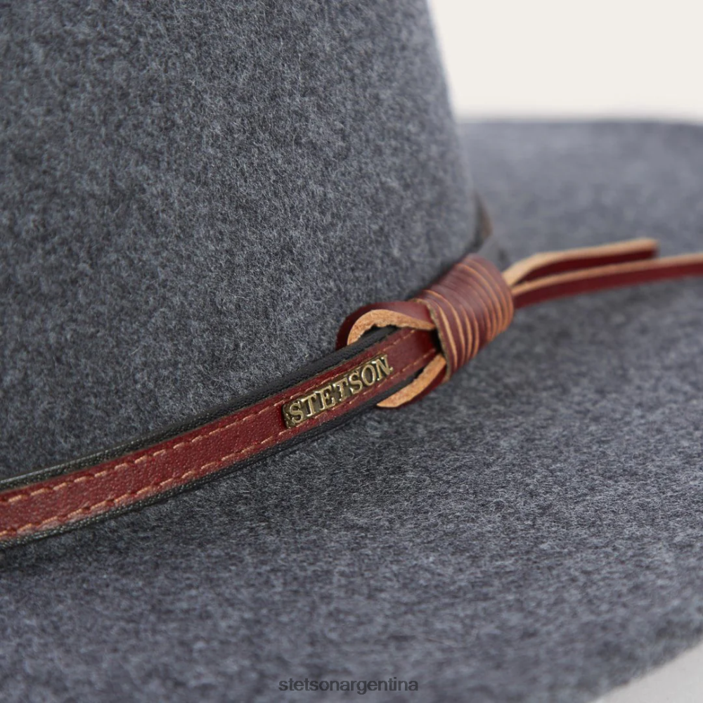 Stetson sombrero de exterior de toro gris mezcla gris unisexo sombreros P242PH199