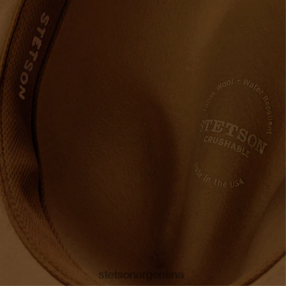 Stetson sombrero de exterior plegable gus negro unisexo sombreros P242PH198