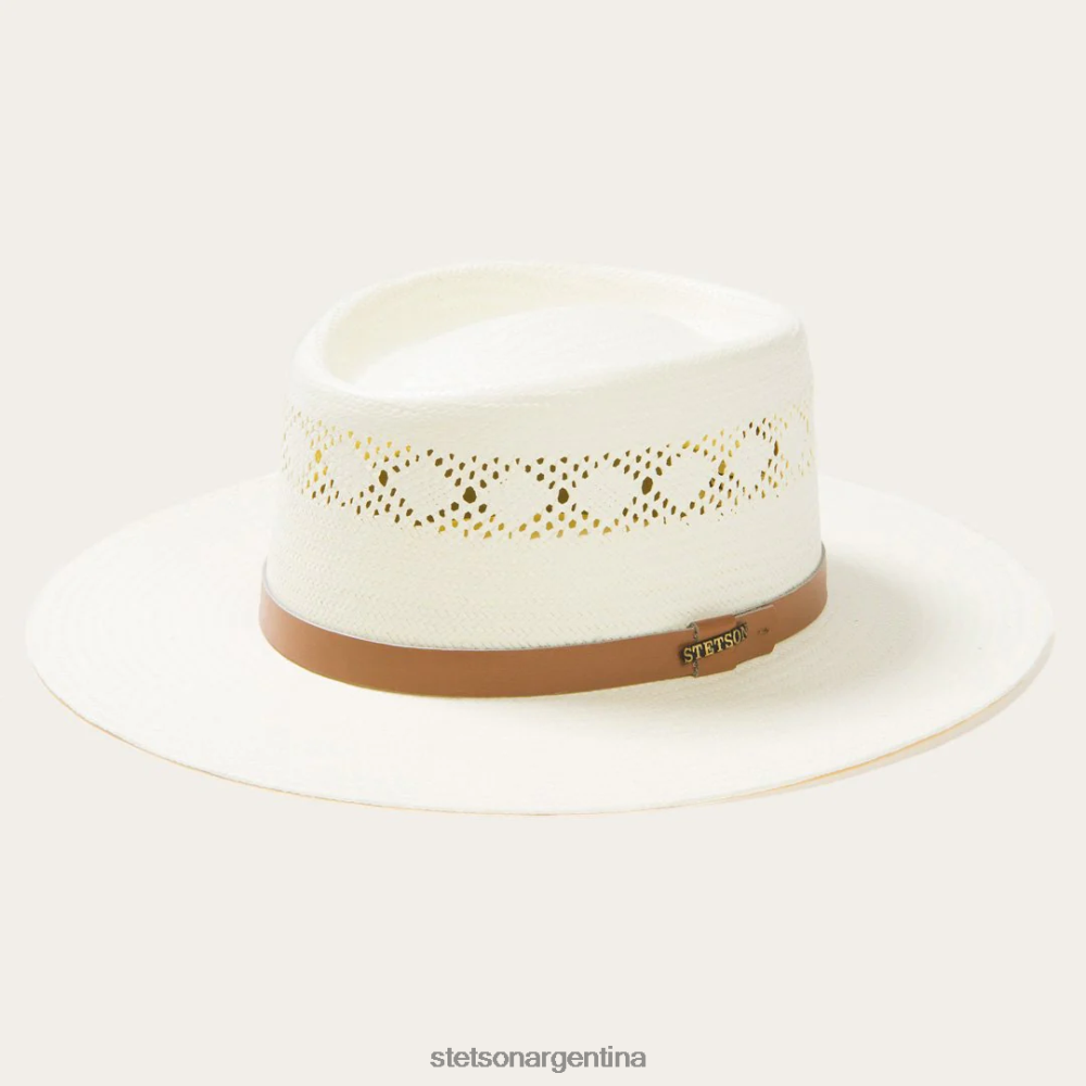 Stetson sombrero de paja con ventilación Brentwood para exterior natural unisexo sombreros P242PH156