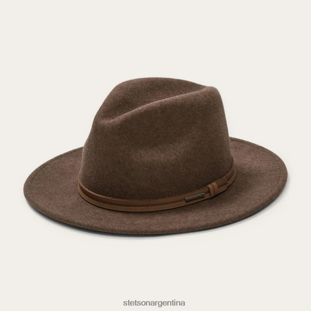Stetson sombrero explorador al aire libre mezcla marrón unisexo sombreros P242PH89