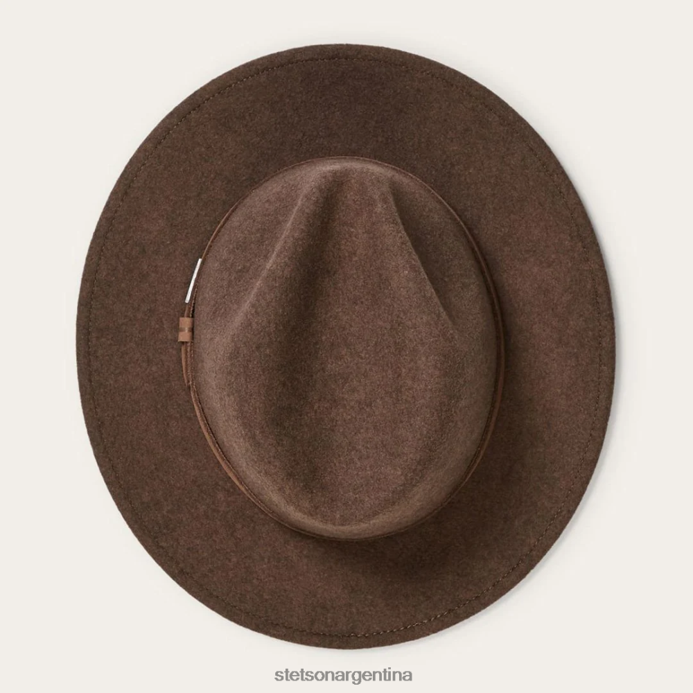 Stetson sombrero explorador al aire libre mezcla marrón unisexo sombreros P242PH89