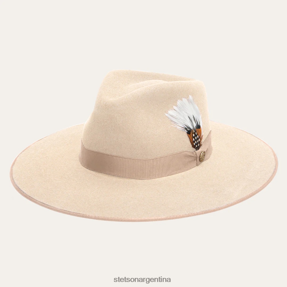 Stetson sombrero de ala ancha midtown hueso unisexo sombreros P242PH82