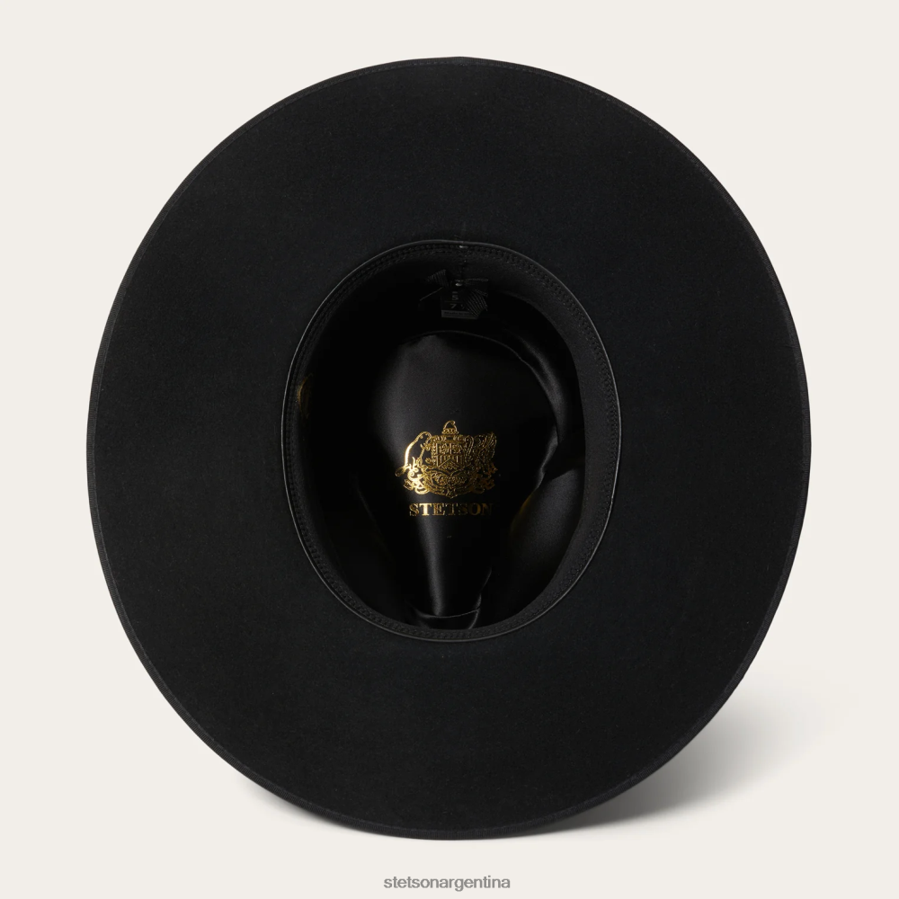 Stetson sombrero de ala ancha midtown negro unisexo sombreros P242PH116
