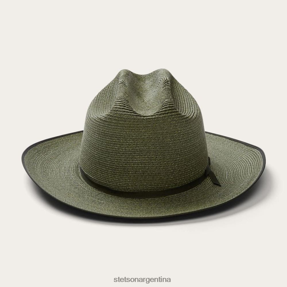 Stetson camino abierto de paja de cáñamo sabio unisexo sombreros P242PH100