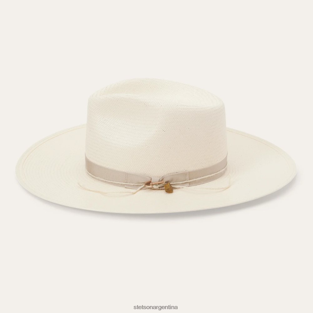 Stetson sombrero de ala plana de paja jw marshall natural unisexo sombreros P242PH160