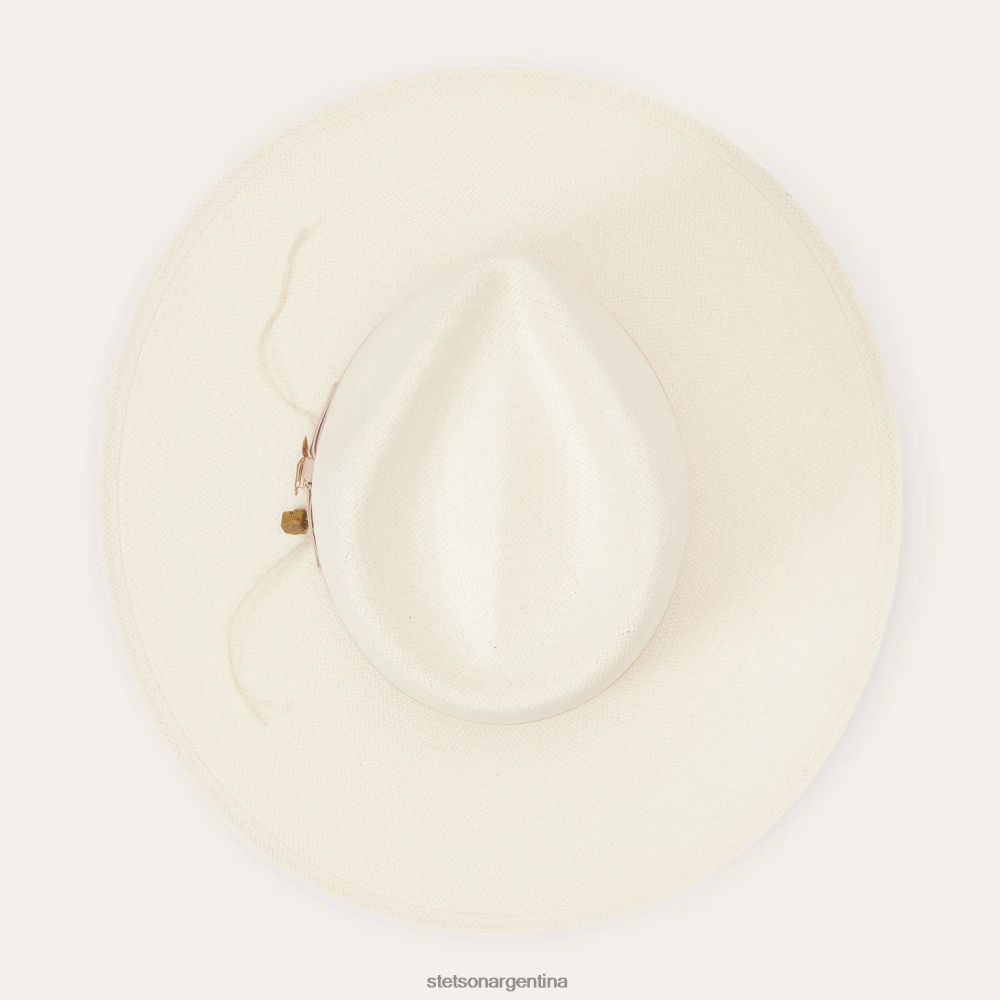 Stetson sombrero de ala plana de paja jw marshall natural unisexo sombreros P242PH160