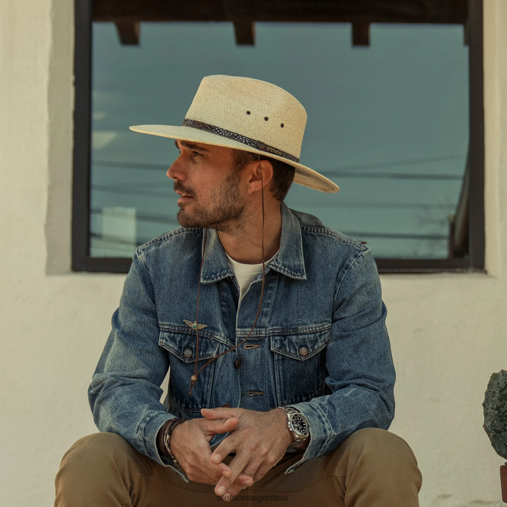 Stetson sombrero de paja cumberland tostado unisexo sombreros P242PH147