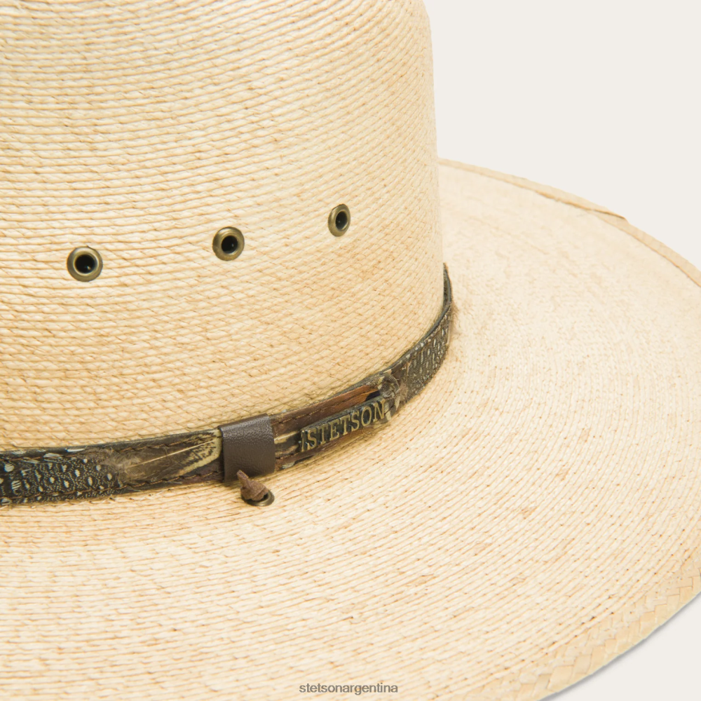 Stetson sombrero de paja cumberland tostado unisexo sombreros P242PH147