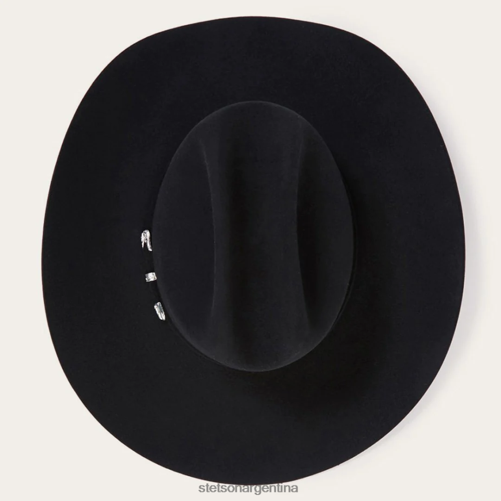 Stetson el patron 48 premier 30x sombrero vaquero negro unisexo sombreros P242PH126