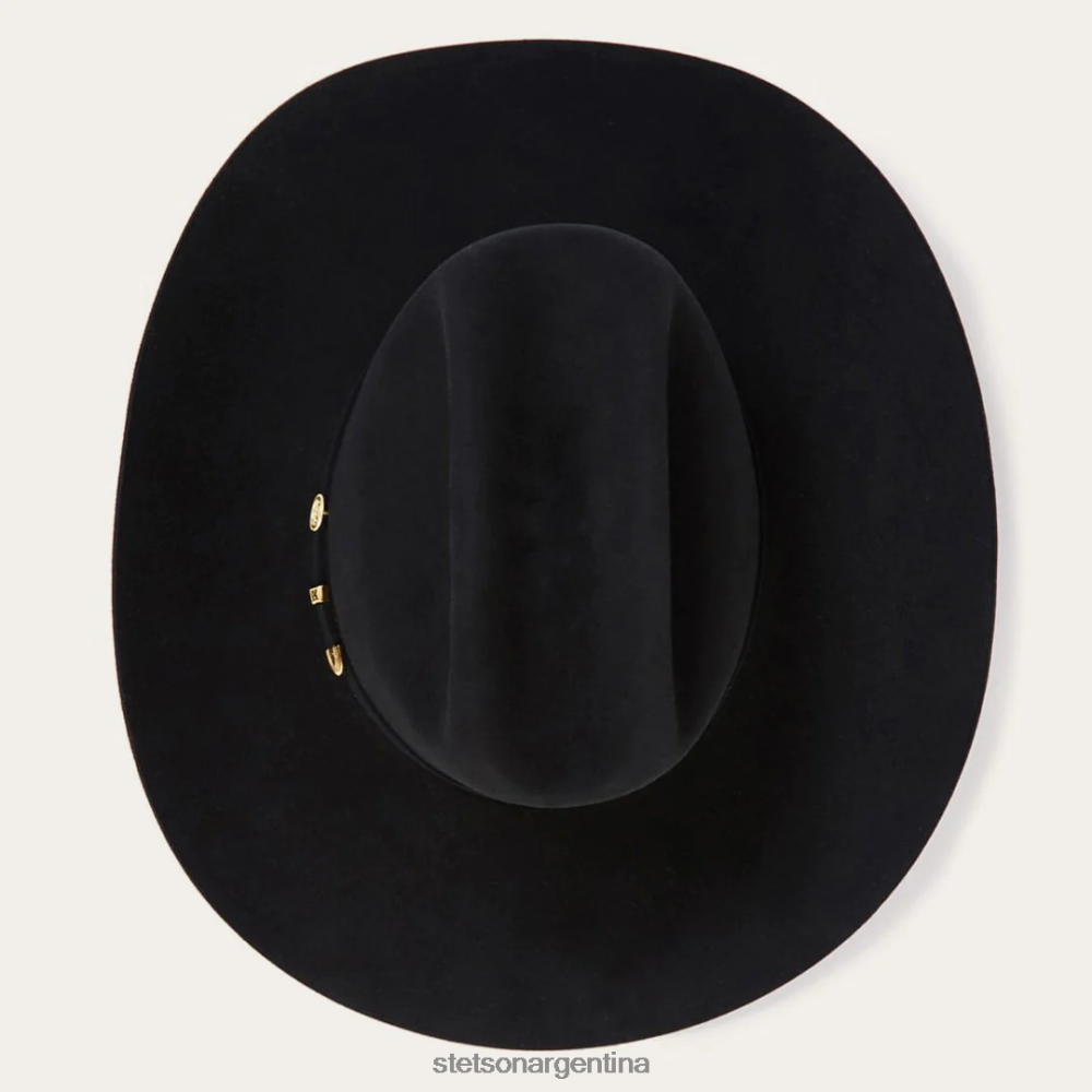Stetson el presidente 100x sombrero de vaquero premier negro unisexo sombreros P242PH70