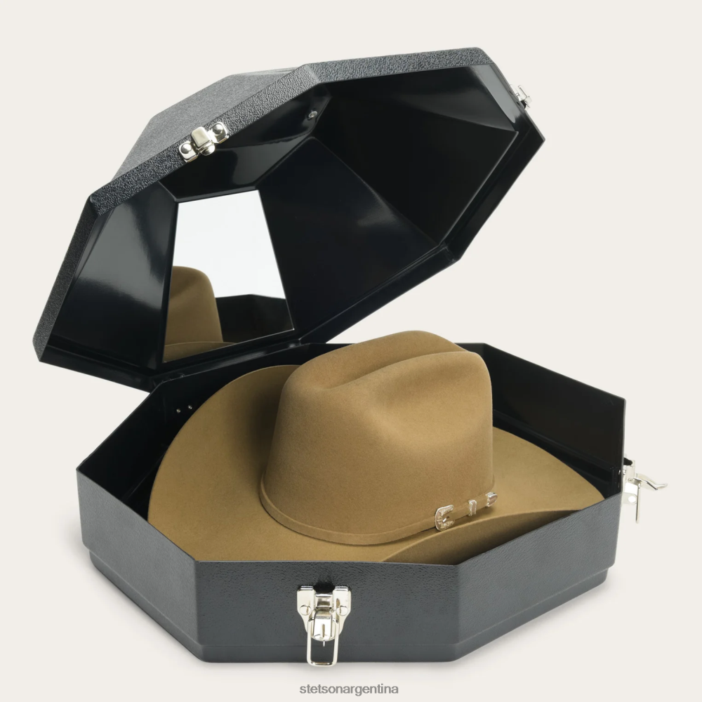 Stetson el presidente 100x sombrero de vaquero premier vientre plateado unisexo sombreros P242PH2