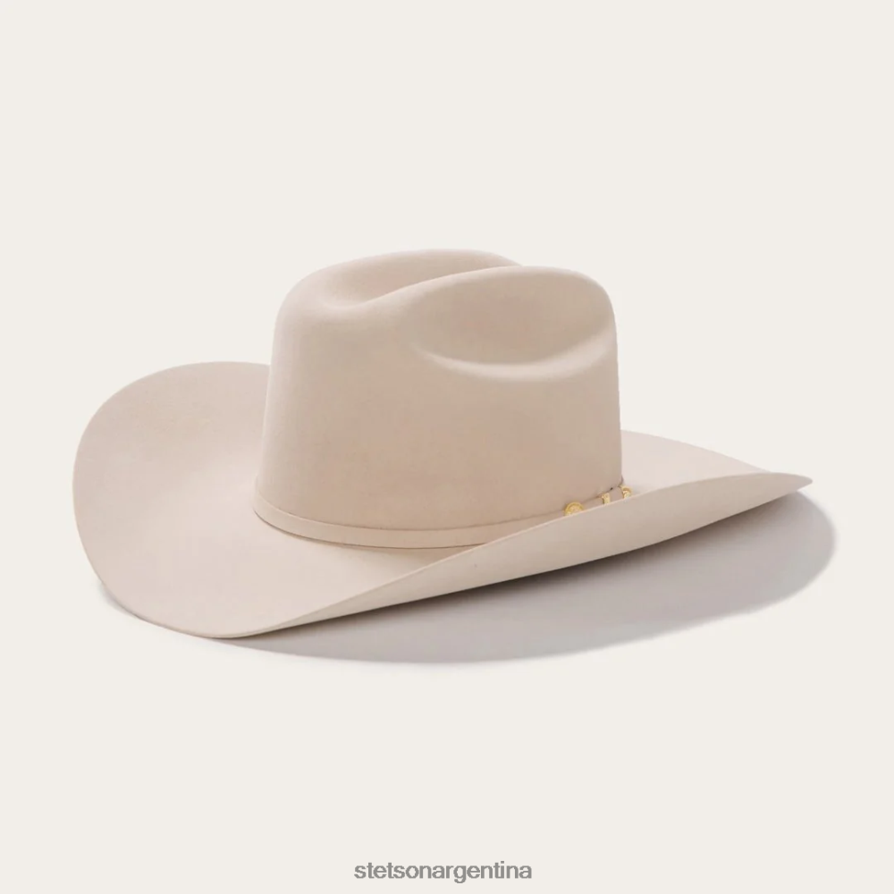 Stetson el presidente 100x sombrero de vaquero premier vientre plateado unisexo sombreros P242PH2