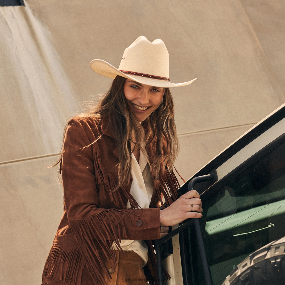 Stetson haywood 10x sombrero vaquero de paja natural unisexo sombreros P242PH178