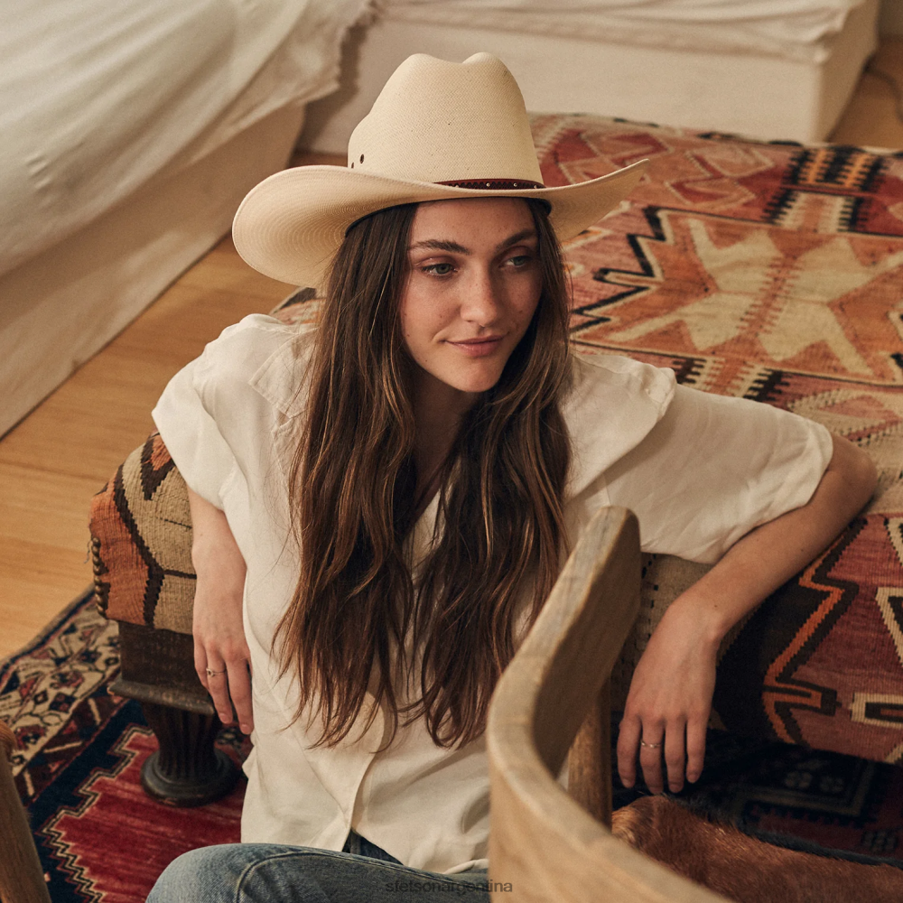 Stetson haywood 10x sombrero vaquero de paja natural unisexo sombreros P242PH178