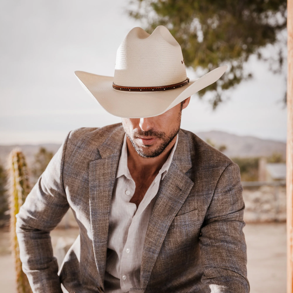 Stetson haywood 10x sombrero vaquero de paja natural unisexo sombreros P242PH178