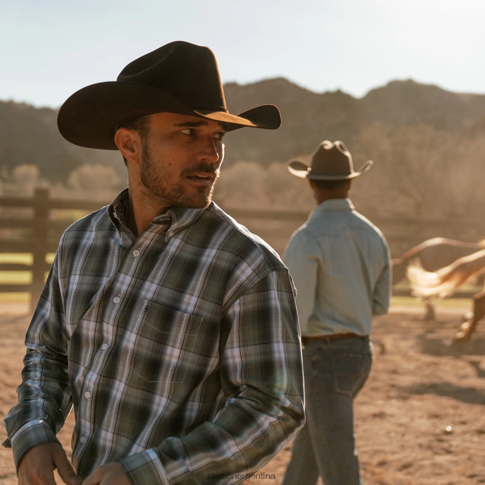 Stetson horizonte 6x sombrero de vaquero negro unisexo sombreros P242PH106