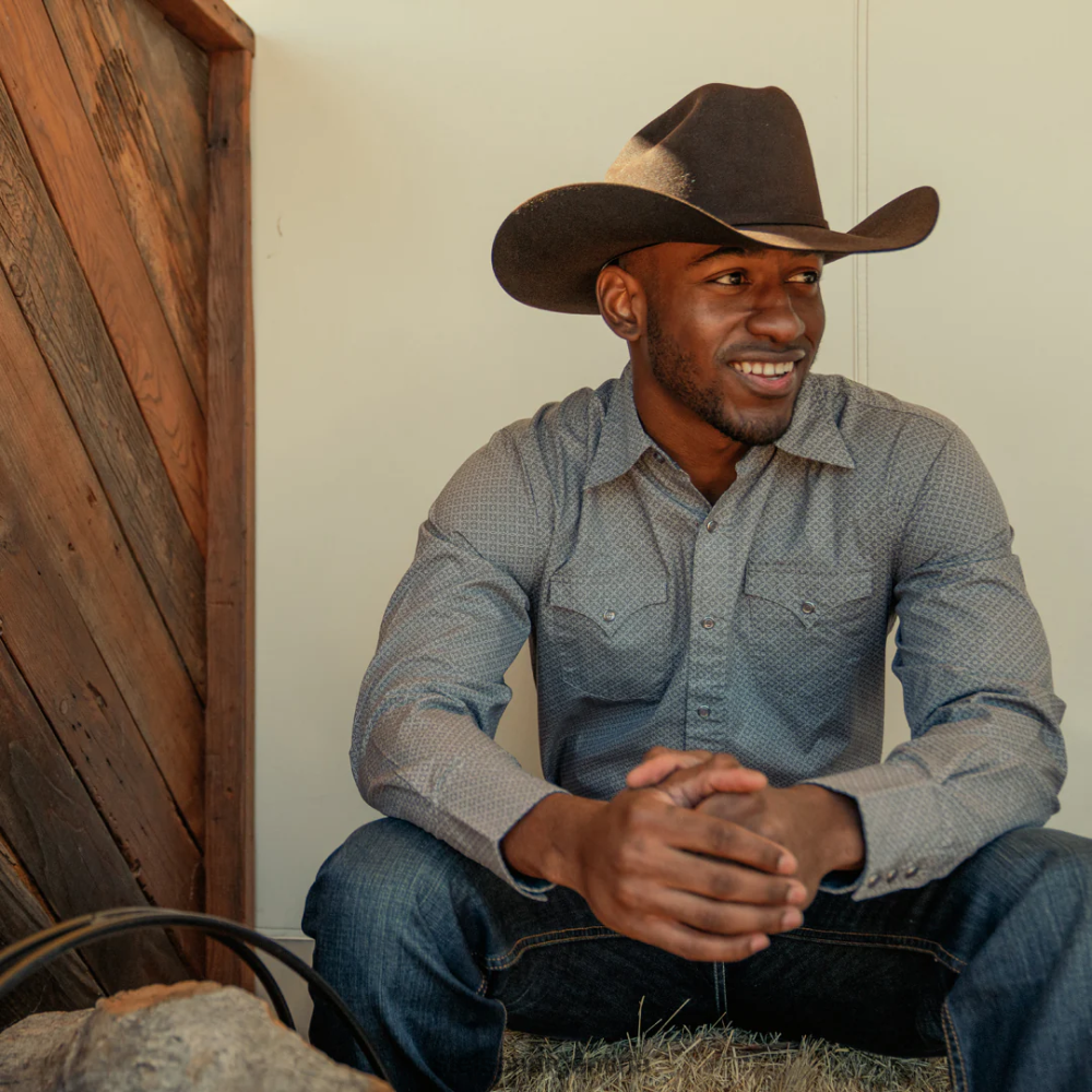 Stetson horizonte 6x sombrero de vaquero negro unisexo sombreros P242PH106