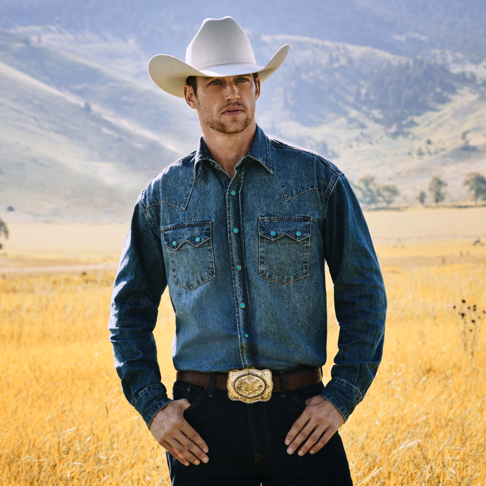 Stetson horizonte 6x sombrero de vaquero vientre plateado unisexo sombreros P242PH5