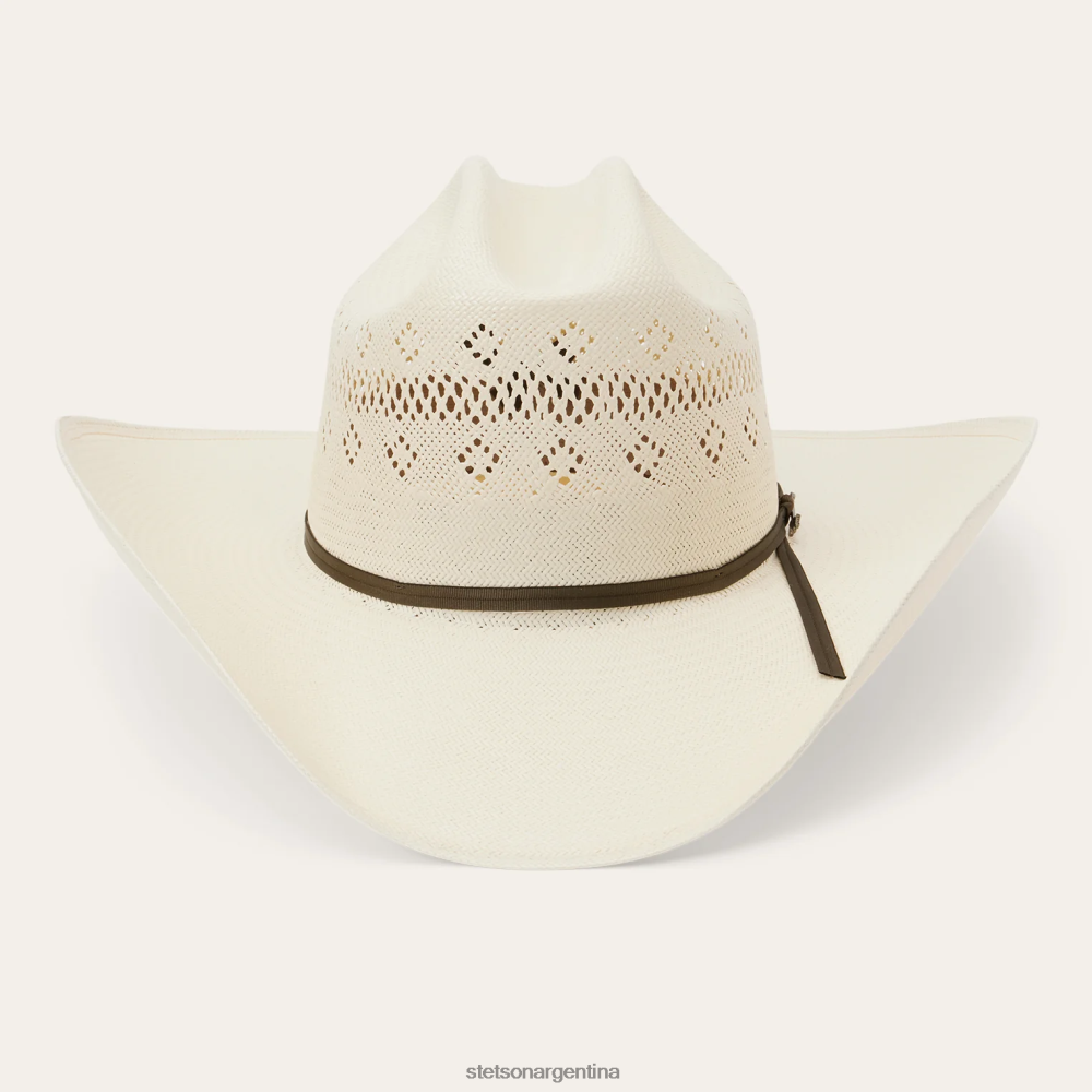 Stetson panadero 10x sombrero de vaquero de paja natural unisexo sombreros P242PH176