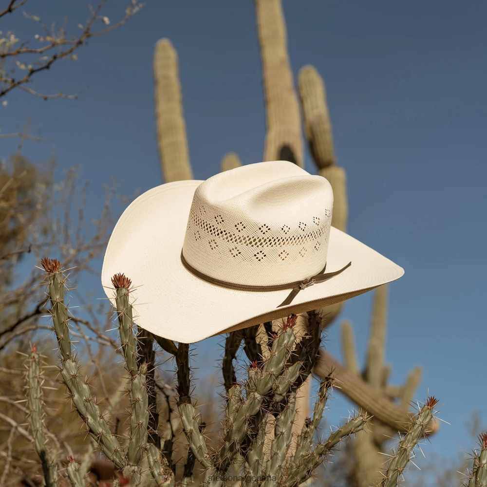 Stetson panadero 10x sombrero de vaquero de paja natural unisexo sombreros P242PH176