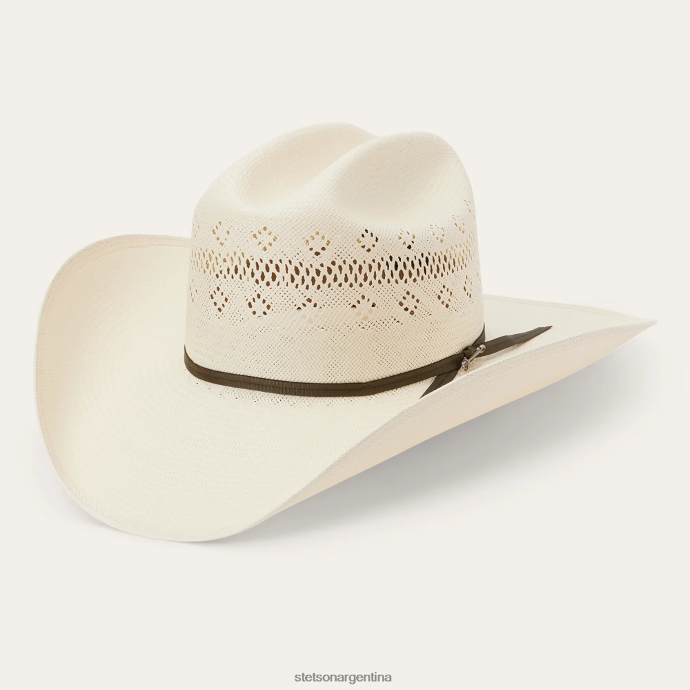 Stetson panadero 10x sombrero de vaquero de paja natural unisexo sombreros P242PH176