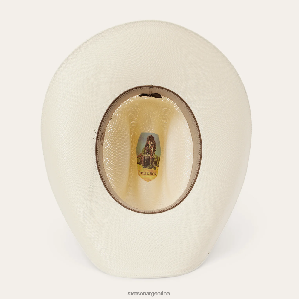 Stetson panadero 10x sombrero de vaquero de paja natural unisexo sombreros P242PH176