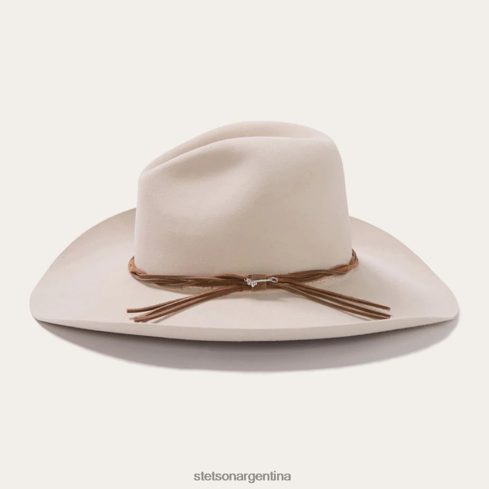 Stetson sombrero de vaquero gus 6x vientre plateado unisexo sombreros P242PH19