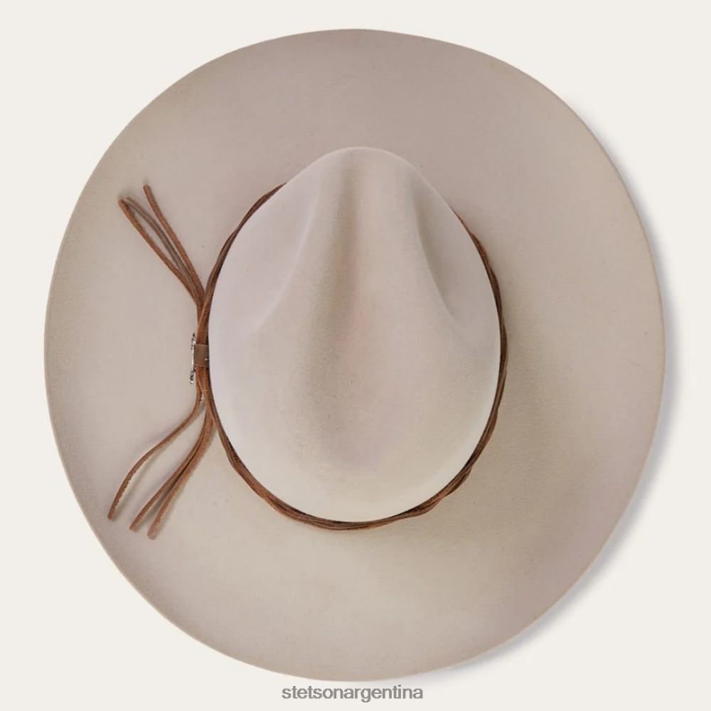 Stetson sombrero de vaquero gus 6x vientre plateado unisexo sombreros P242PH19