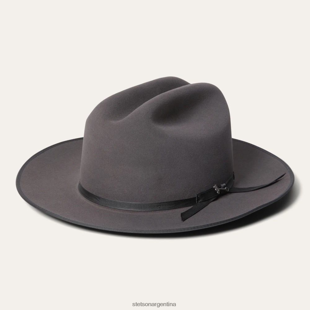 Stetson sombrero de vaquero open road 6x caribú unisexo sombreros P242PH103