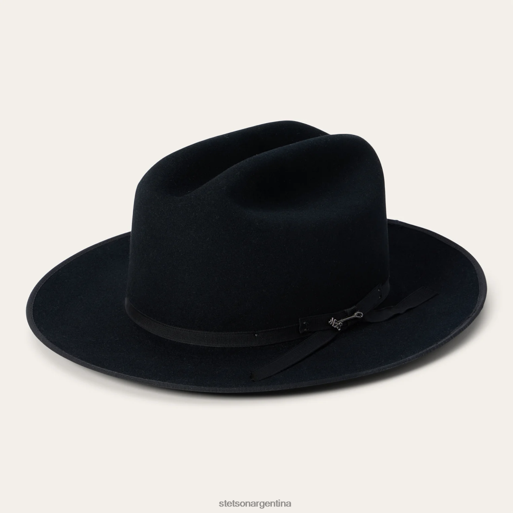 Stetson sombrero de vaquero open road 6x negro unisexo sombreros P242PH92
