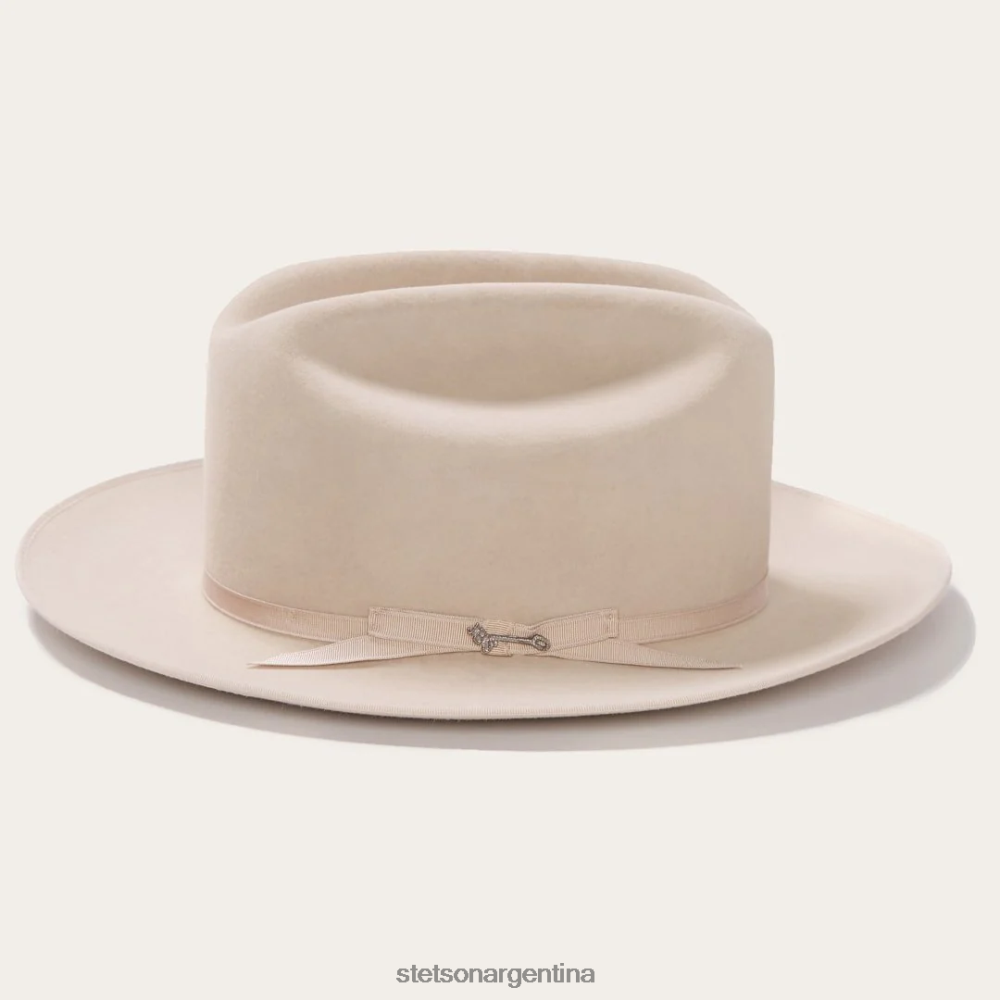 Stetson sombrero de vaquero open road 6x vientre plateado unisexo sombreros P242PH30
