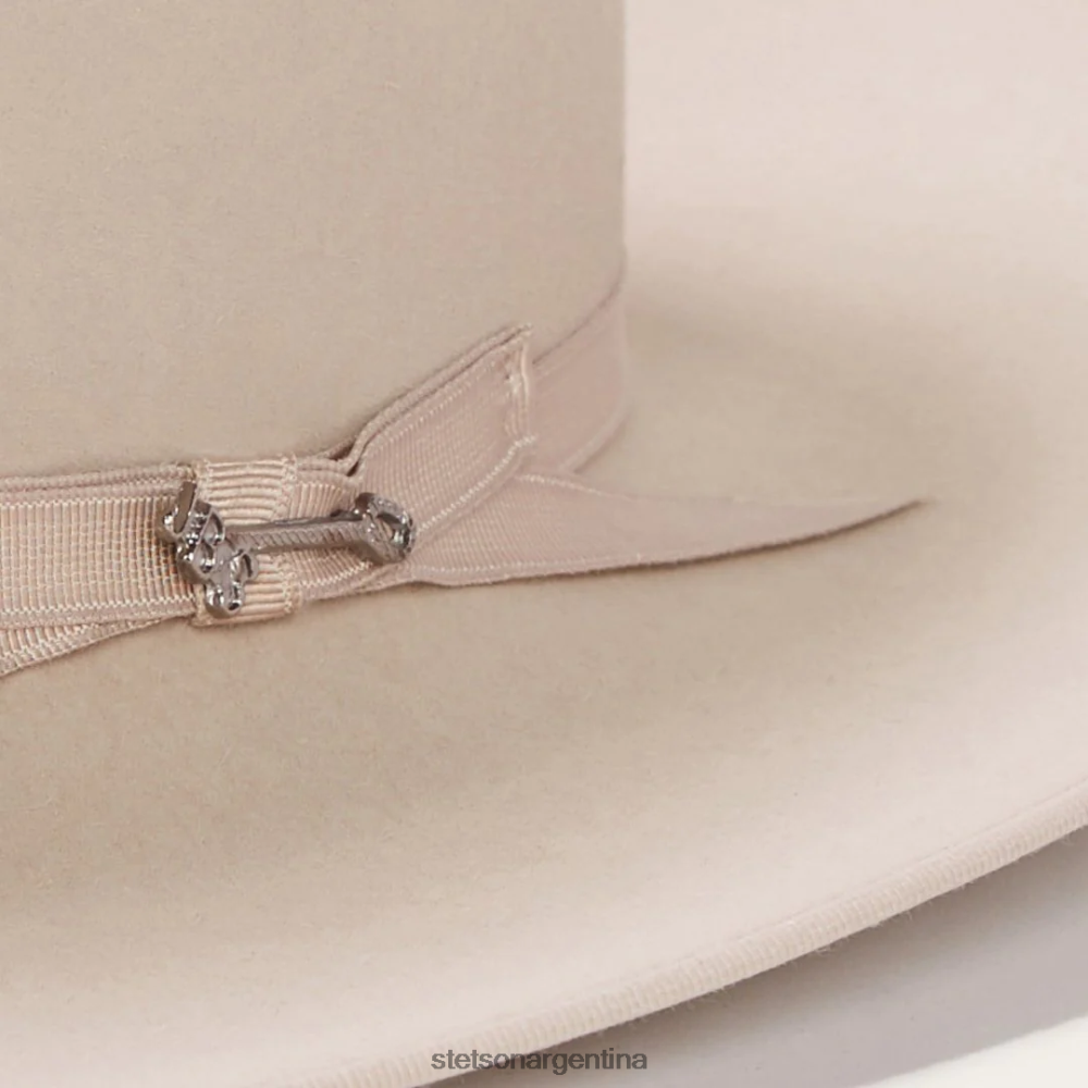 Stetson sombrero de vaquero open road 6x vientre plateado unisexo sombreros P242PH30
