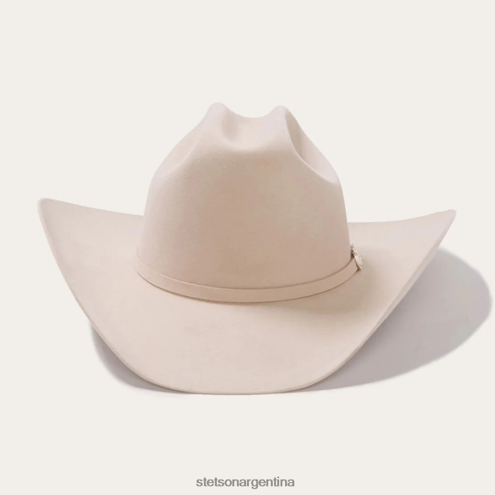 Stetson sombrero de vaquero shasta 10x premier vientre plateado unisexo sombreros P242PH8