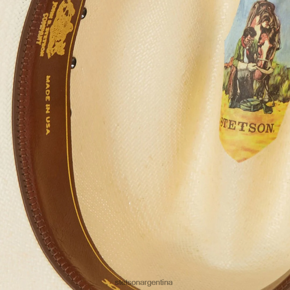 Stetson sombrero vaquero de paja carson 10x natural unisexo sombreros P242PH175