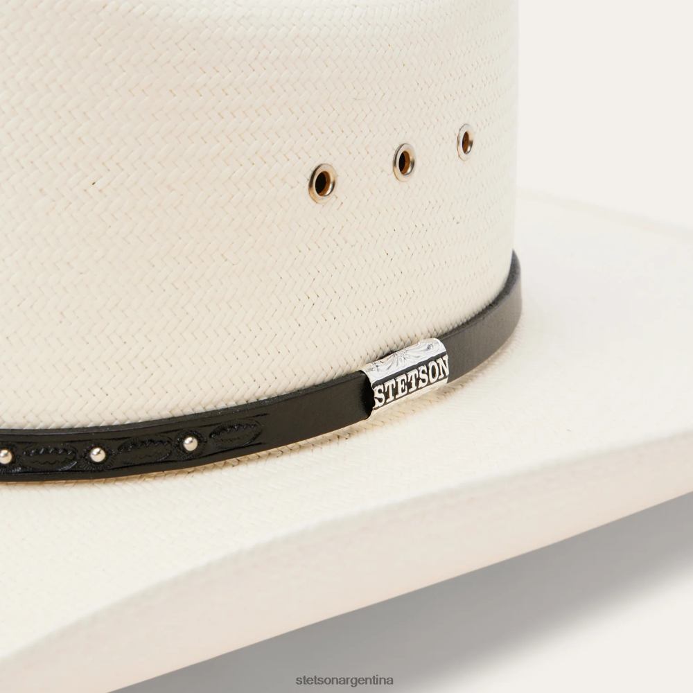 Stetson sombrero vaquero de paja hagerman 10x natural unisexo sombreros P242PH149