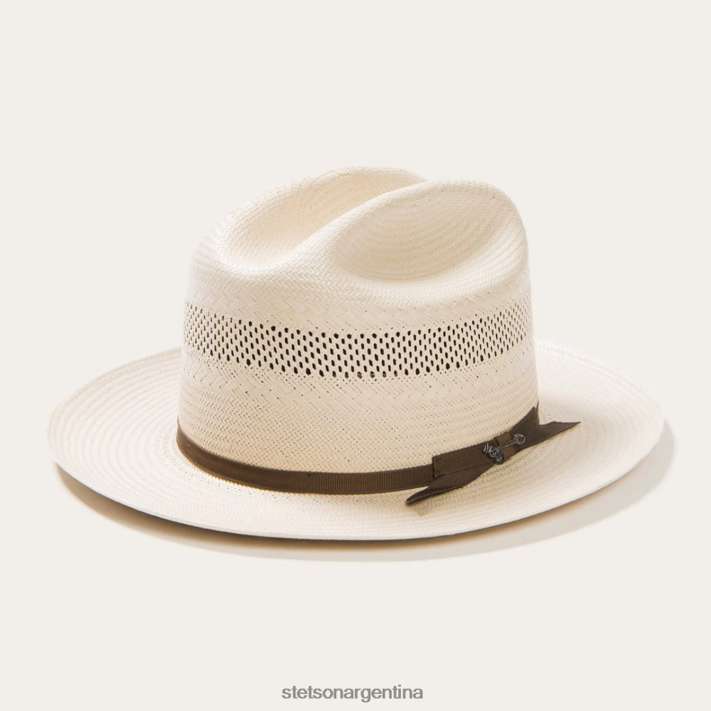 Stetson sombrero vaquero de paja open road 10x tostado unisexo sombreros P242PH21