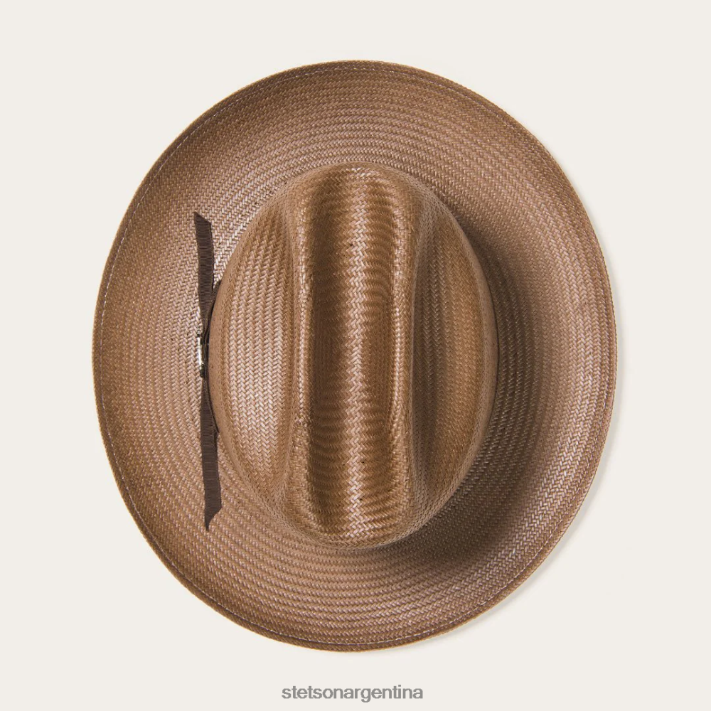 Stetson sombrero vaquero de paja ventilado open road chocolate unisexo sombreros P242PH23