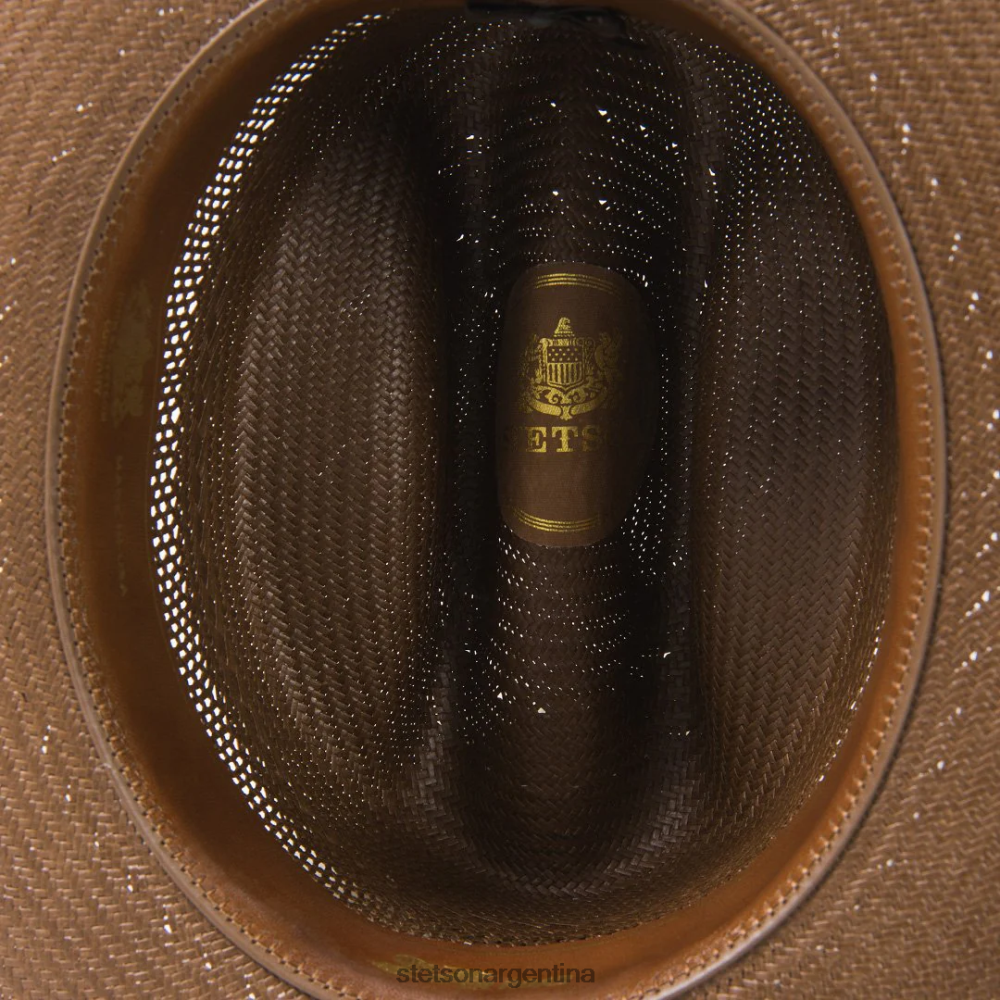 Stetson sombrero vaquero de paja ventilado open road chocolate unisexo sombreros P242PH23
