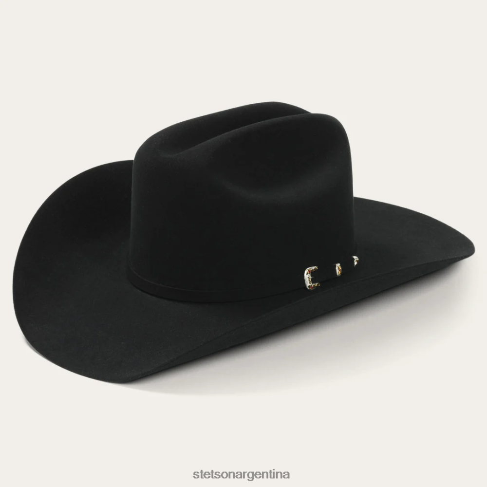 Stetson sombrero vaquero el patron 75 premier 30x negro unisexo sombreros P242PH136