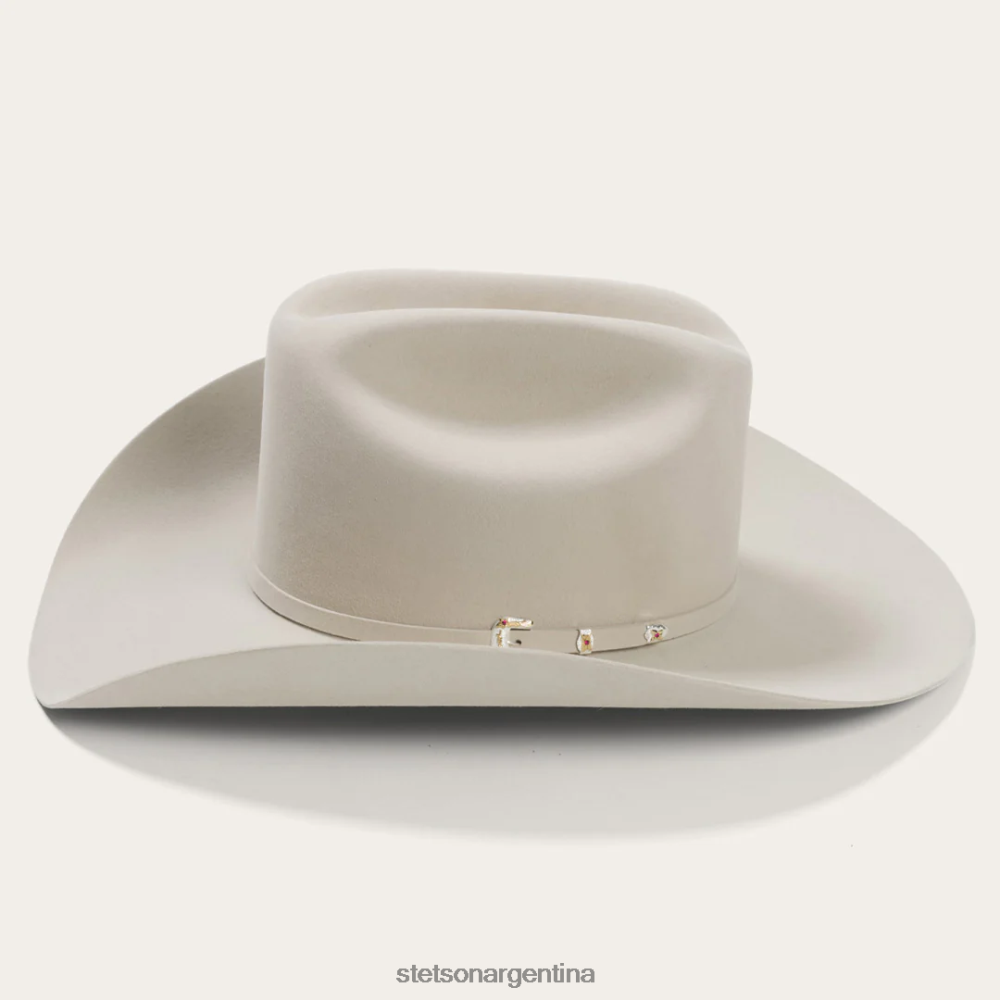 Stetson sombrero vaquero el patron 75 premier 30x vientre plateado unisexo sombreros P242PH122