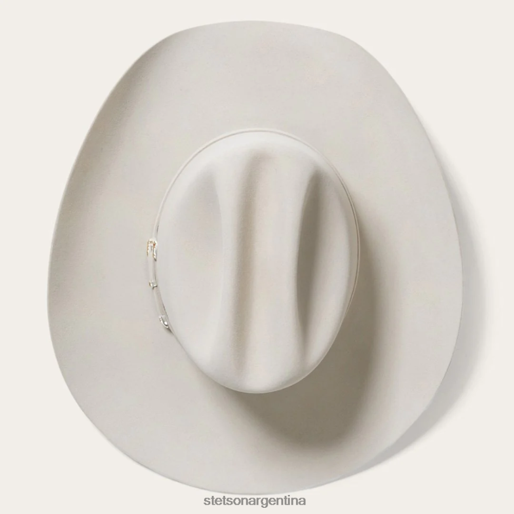 Stetson sombrero vaquero el patron 75 premier 30x vientre plateado unisexo sombreros P242PH122